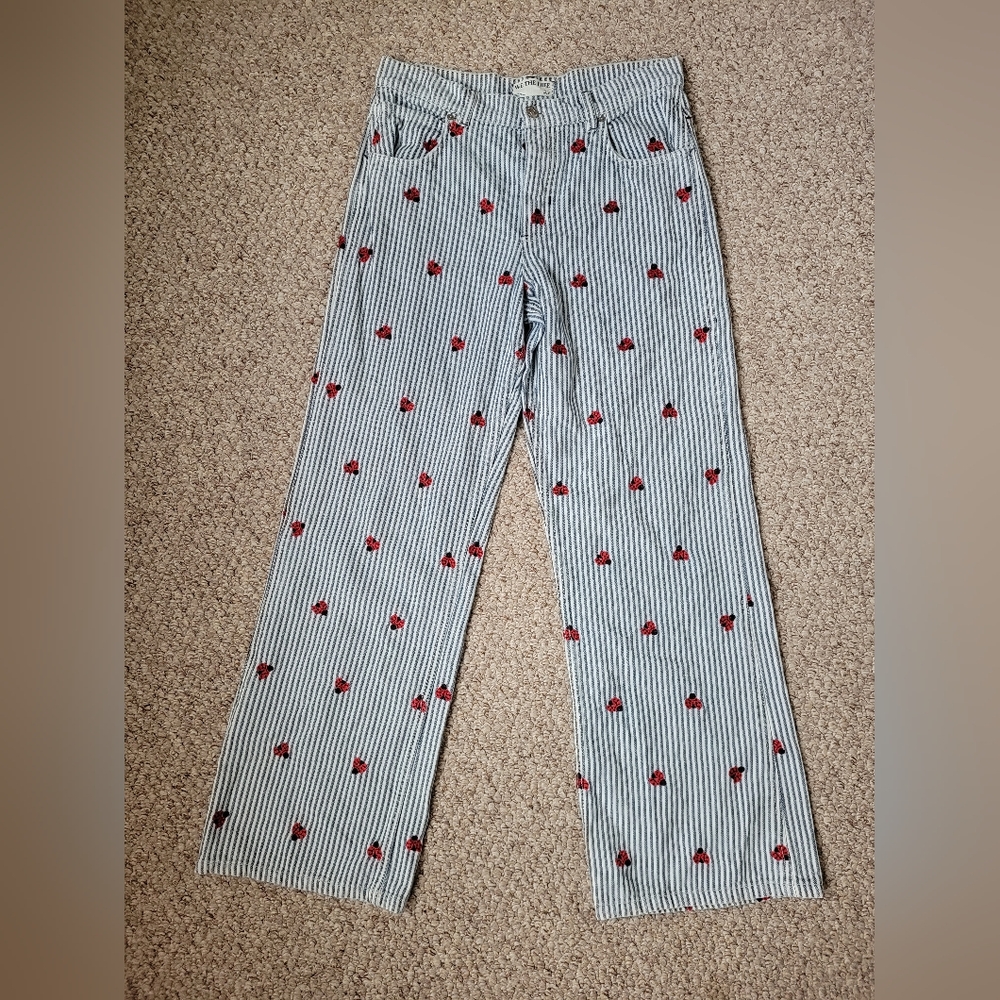 Free People Bugged Out StrIght-leg Jeans. - Picture 4 of 11